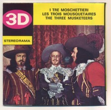 The Three Musketeers View-Master Stereorama 3 Reel Packet with Live Actors