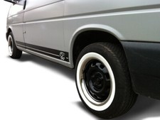 4x Felgenringe + Weißwandring 15" Zoll Zulassung Radzierblenden Radkappe Blende