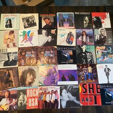 Lot of 30 45 rpm record picture sleeves only no vinyl 791