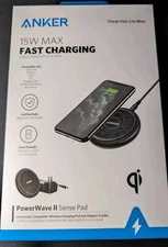 ANKER PowerWave II 15W Wireless Charging Pad.  Black (B2519JF1)