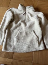 Adore Me White Fuzzy Top, Size M, Brand New 