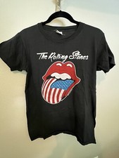 Vintage Rolling Stones North American Tour 1981 T-Shirt Official. Size L