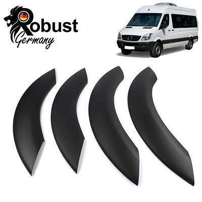 Für Volkswagen Crafter 4 Tlg Verbreiterung Radlaufschutz Kotflügel (2006-2017)