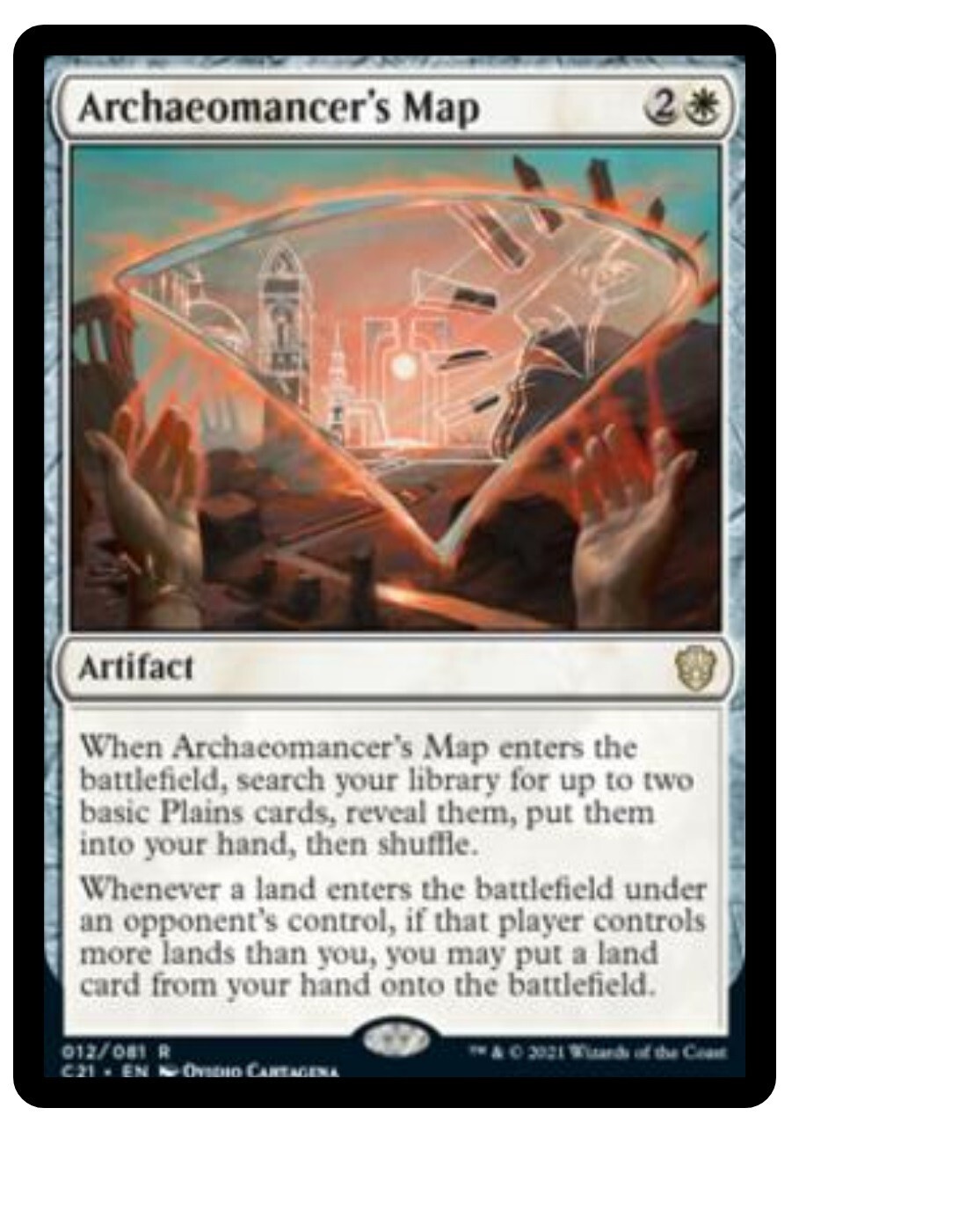 Archaeomancer's Map + 10 Random Rares MTG Magic the Gathering Gift Set ...