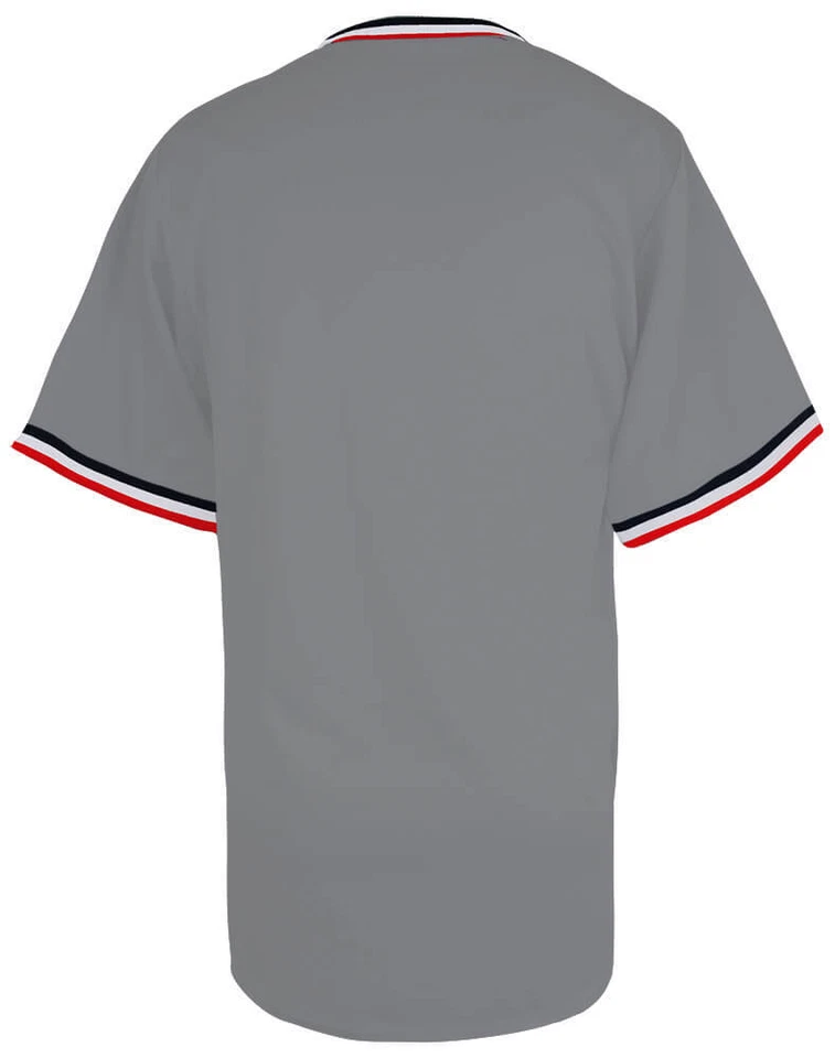 Camiseta deportiva de béisbol Nike gris réplica firmada por el equipo de los Tigres de Detroit 1984 (certificado de autenticidad Schwartz) Foto 3 de 3