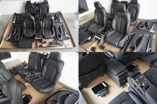 AUDI A8 4H D4 Lederausstattung Leder Sitze Monitore belüftet beheizt Massage OEM