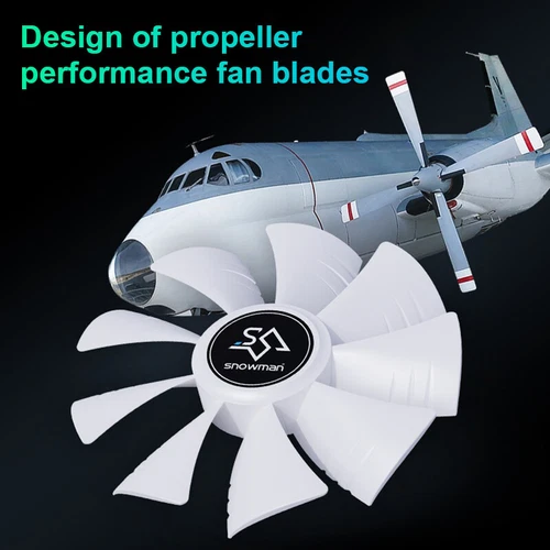 12cm Computer PC Case Fan PWM 4Pin Intelligent Temperature Control Cooling Fan