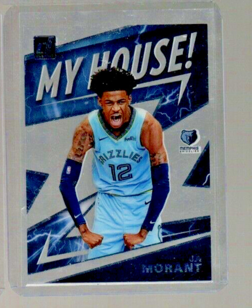 2019-20 Donruss Clearly JA MORANT RC #3 My House, Acetate, Rookie Insert