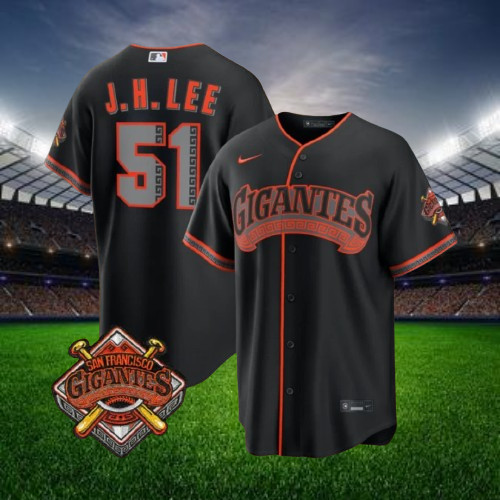 Jung Hoo Lee #51 Giants Black 2026 “Los Gigantes” Stitched Jersey All Sizes