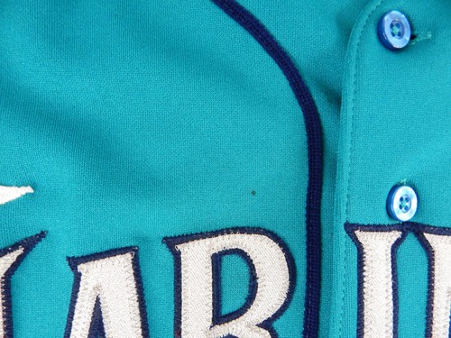 1990s Mens Seattle Mariners Alex Rodriguez #3 Authentic Teal Jersey Russell 7 - Picture 4 of 12