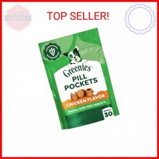Greenies Pill Pockets for Dogs Small Size, Tablet Pill Treats for Dogs, Chicken