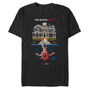 MAKAYA Stranger Things T-Shirt Uomo – Maglietta Demogorgon Logo Dart, Regular Fit