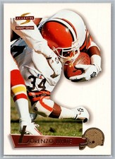 #123 Lorenzo White 1995 Summit Cleveland Browns