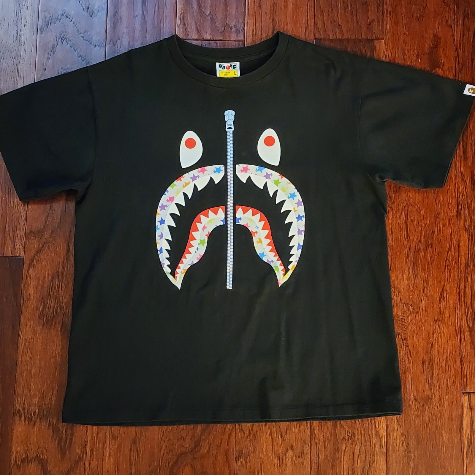 BAPE Bathing Ape Sta Pattern Multi Color Zipper S… - image 2