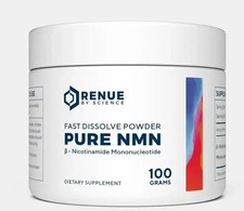 Pure Nicotinamide Powder by Renue By Science   100g, Factory Sealed Glass Jar
