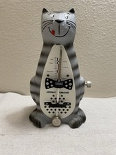 Wittner Taktell Figural Cat Metronome Piano Time Keeping Made in Germany