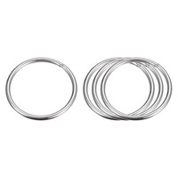 "Edelstahl 304 O Ringe, 4Stk 70Mm (2,76\") Ad. 5Mm StäRke O Ringe Runde Ringe"