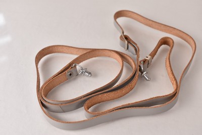 NOS Vintage Rollei Adjustable Leather Neck Strap -READ-