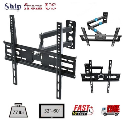 TV WALL MOUNT FULL MOTION TILT SWIVEL LCD LED 26 32 36 37 40 42 46 47 49 50 55