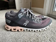 On Cloud Running Cloudflow Shoes Women’s Size 6.5- Rock/Rose /Gray/Pink UQ