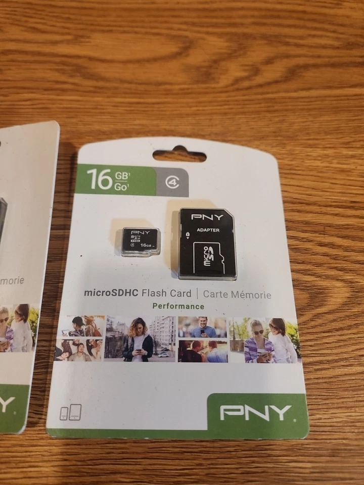 NEW PNY 16GB MicroSDHC UHS-I 85MB Memory Card Elite Pack Of 2 - Image 2 of 3