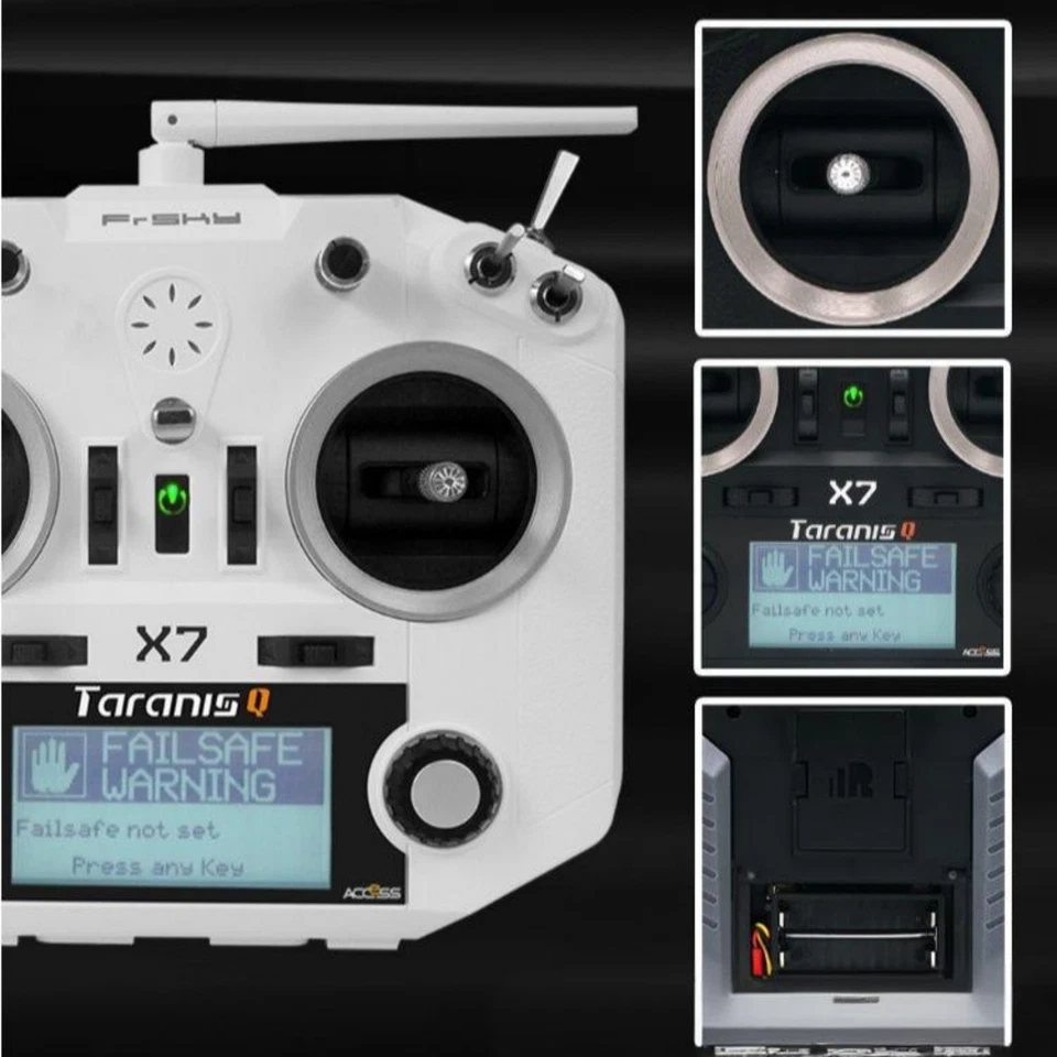 Transmisor de acceso FrSky Taranis Q X7 para RC Drone Multirotor 2,4 GHz 16 canales Foto 3 de 3