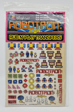 Colorforms Rub N' Play Transfers - Williams Robotron 2084 - New  Sealed