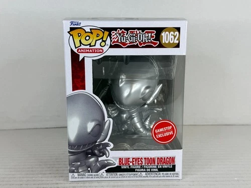Funko POP Vinyl - Animation - Yu-Gi-Oh - Blue-Eyes Toon Dragon - #1062 Chrome