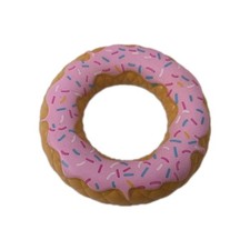 Pink Sparkly Donut Plastic Toy Food Kitchen Pretend Play Dessert