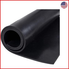 Durable Solid Neoprene Rubber Sheet 18 Thick - Perfect For Crafts Flooring