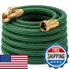 Eooio Non-Expandable Garden Hose 25 Ft Heavy Duty Flexible Water Hose Kink