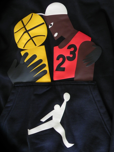 HTF Air Jordan x Nina Chanel Abney Black Fleece Hoodie, Size S Small - NICE! - Picture 3 of 13