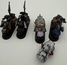 Warhammer 40,000 40K GW 5 Pieces Motorcycles Space Marines Painted
