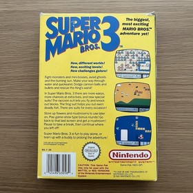 Super Mario Bros. 3 w/ Poster Nintendo NES