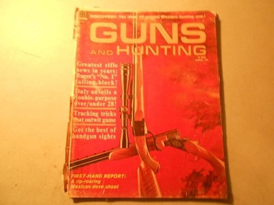 Vintage Guns and Hunting Magazine November 1966 Texas Rangers Ruger #1