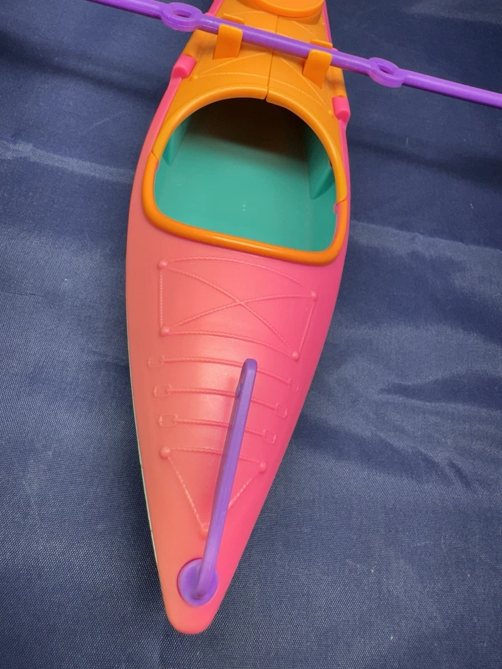 芭比皮划艇翻盖上衣易于装载带桨 — 第 4/4 张图片