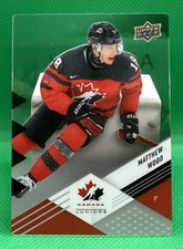 2024 Upper Deck Team Canada Juniors MATTHEW WOOD Plexiglass #5 PREDATORS