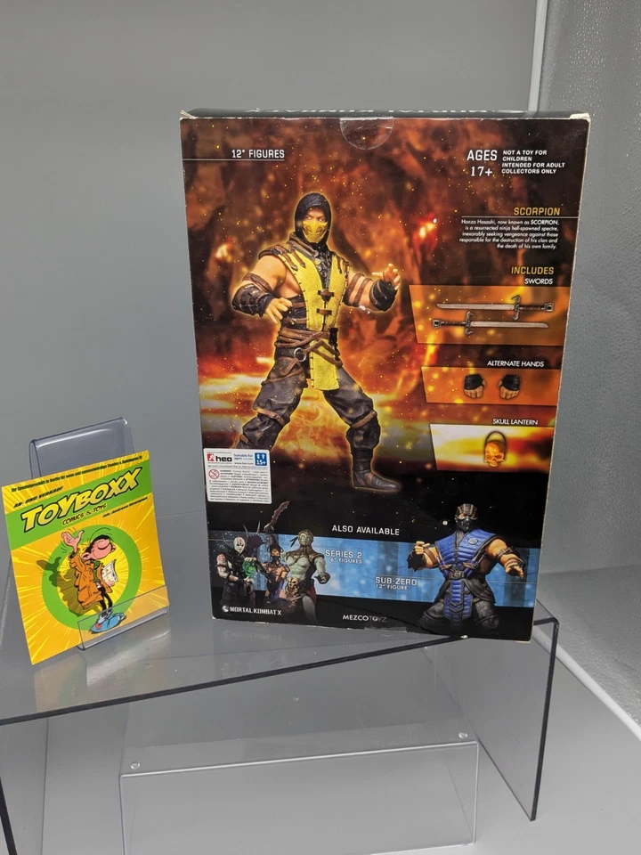 Mortal Kombat X Scorpion 30Cm Mezco OVP F29 - Immagine 4 di 4