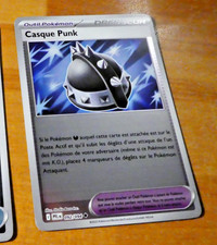 POKEMON FRANCAISE CARD REVERSE HOLO CARTE CASQUE PUNK 092/094 PFL FR MINT 2025