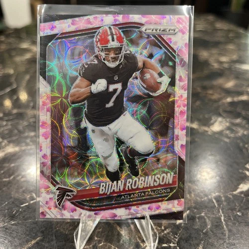 2025 Panini Prizm Choice - Bijan Robinson #96 Cherry Blossom /15