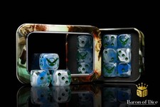 The Falconers | Guild Ball | Official Dice Set Handcrafted Resin Dice by Baron o