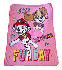 PAW PATROL FLEECE THROW BLANKET, 3X4FT, See condition