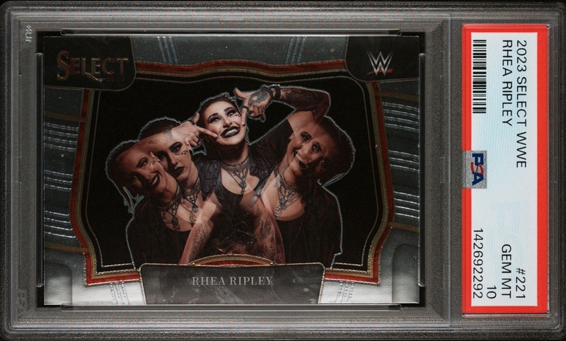 2023 Panini Select WWE #221 Rhea Ripley Ringside PSA 10