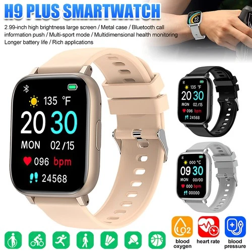 Smart Watch Men/Women, Waterproof Smartwatch Bluetooth Fitness For IOS Android - Picture 1 of 38