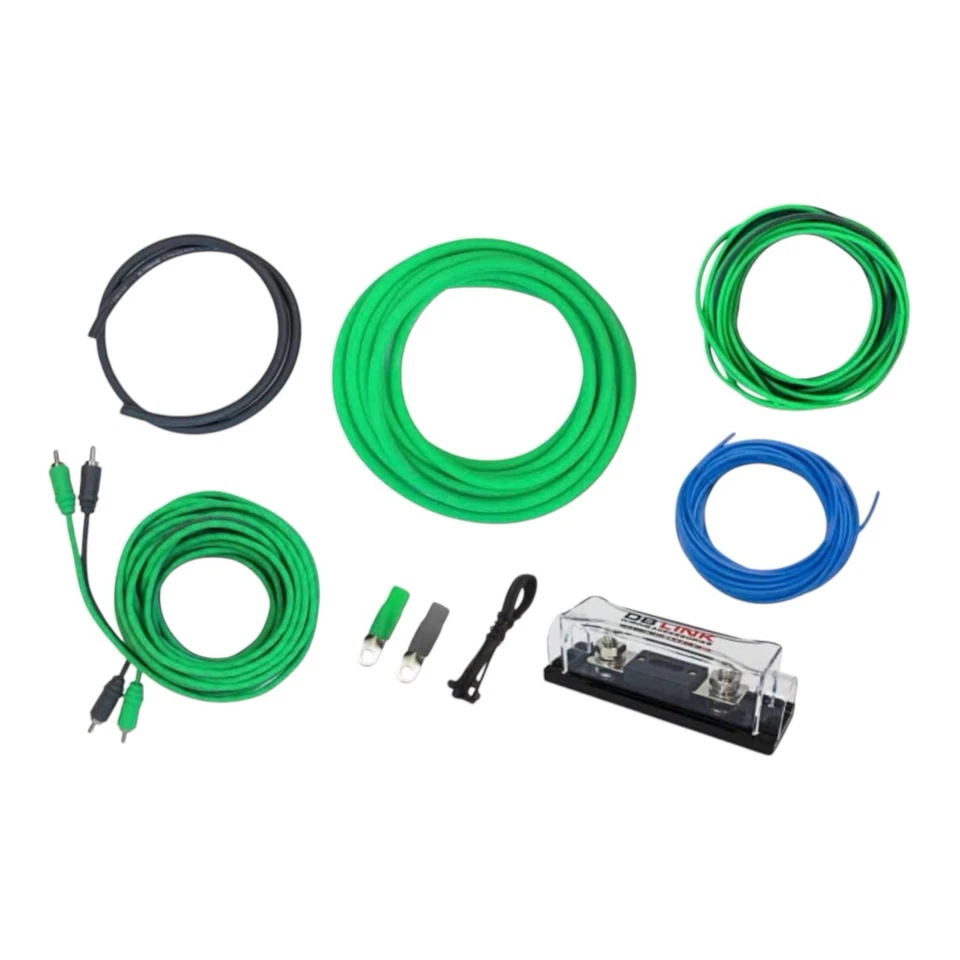 DB Link GK4‑MANL 4 Ga X‑Treme Green Kit with 80 A Mini ANL Fuse – New - Image 2 of 2