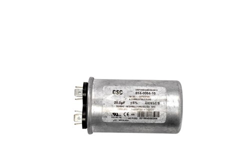 CSC 014-0064-10 Motor Run Capacitor 20 uF 440VAC 50/60Hz 10000 AFC HVAC 70°C