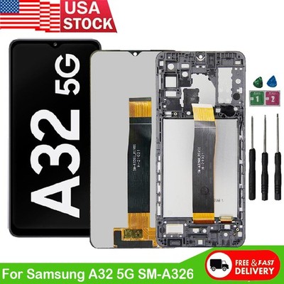 Replacement For Samsung Galaxy A32 5G A326U/B LCD Touch Screen Digitizer±Frame
