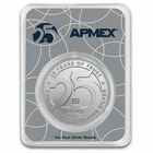 1 oz Silver Round - APMEX 25th Anniversary (in TEP)