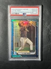 LEO DE VRIES 2024 Bowman Chrome Blue Reptilian Refractor 42/150 PSA 10 1st