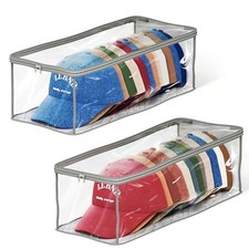 All Hat Storage Bag for Baseball Caps Packs Hold up to4 Caps Baseball 2 Clear